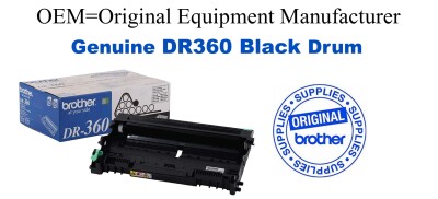 DR360 Black Genuine Brother Drum