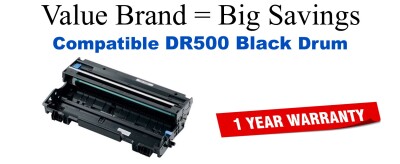 DR500 Black Compatible Value Brand Drum
