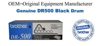 DR500 Black Genuine Brother Drum