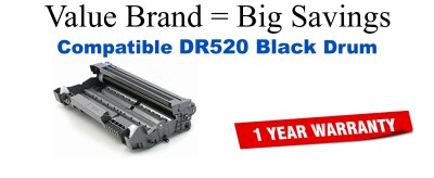 DR520 Black Compatible Value Brand Drum