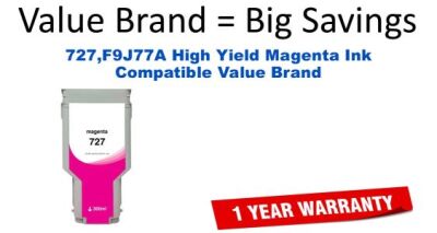 727,F9J77A High Yield Magenta Compatible Value Brand ink