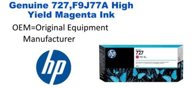 727,F9J77A Genuine HP High Yield Magenta Ink