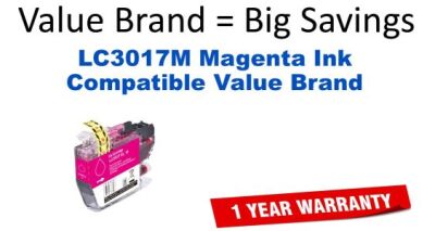 Brother LC3017 Magenta High Yield Remanufactured Ink Cartridge