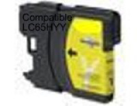 Brother LC65 Yellow Remanufactured Ink Cartridge