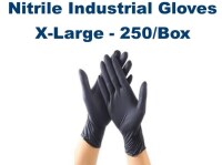 XL NITRILE INDUSTRIAL USE GLOVE, POWDER FREE 250/BX