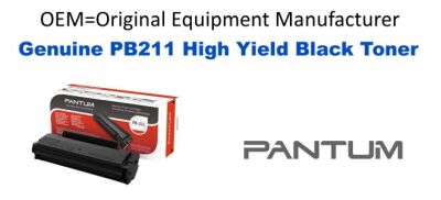 PB211 Genuine High Yield Black Pantum Toner