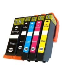 Canon PGI280XL, CLI281XL - Remanufactured 5 Color Ink Catridge Set (PGI280XL Black CLI281XL Black Cyan Magenta Yellow)