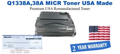 Q1338A,38A MICR USA Made Remanufactured toner