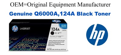 Q6000A,124A Genuine Black HP Toner