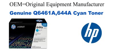 Q6461A,644A Genuine Cyan HP Toner