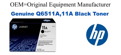 Q6511A,11A Genuine Black HP Toner