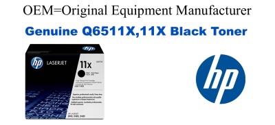 Q6511X,11X Genuine High Yield Black HP Toner