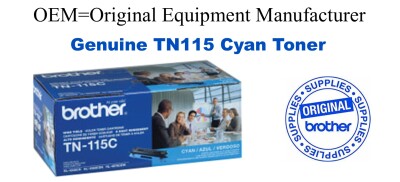 TN115C Cyan Genuine Brother toner