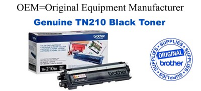 TN210BK Black Genuine Brother toner