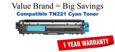 TN221C Cyan Compatible Value Brand toner