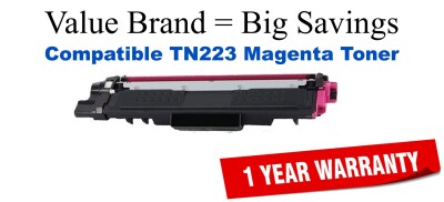 TN223M Magenta Compatible Value Brand toner