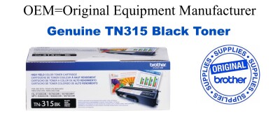 TN315BK Black Genuine Brother toner