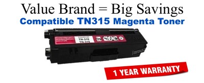 TN315M Magenta Compatible Value Brand toner