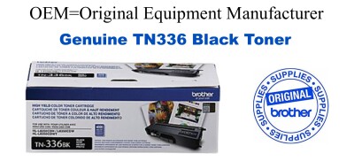 TN336BK Black Genuine Brother toner