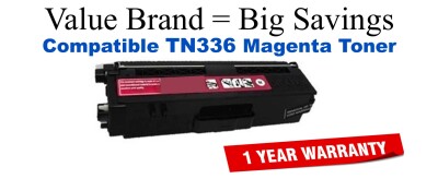TN336M Magenta Compatible Value Brand toner