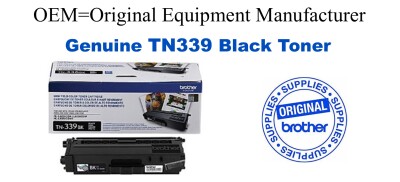 TN339BK Black Genuine Brother toner