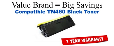 TN460 Black Compatible Value Brand Brother toner