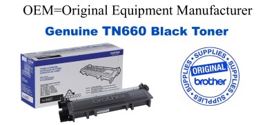 TN660 Black Genuine Brother toner