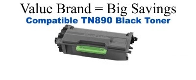 TN890 Black Compatible Value Brand Brother toner