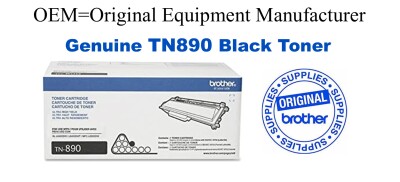 TN890 Black Genuine Brother toner