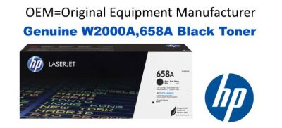 W2000A,658A Genuine Black HP Toner