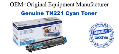 TN221C Cyan Genuine Brother toner