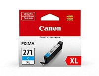 Canon 0337C001AA Cyan Genuine Ink Cartridge (CLI-271XL)