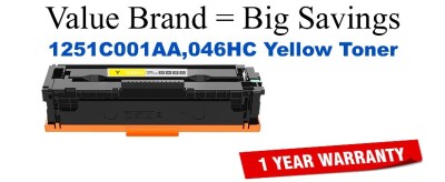 1251C001AA,046H High Yield Yellow Compatible Value Brand toner