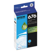 Genuine EPSON T676XL Cyan Ink Cartridge (T676XL220)
