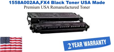 1558A002AA,FX4 Black Premium USA Made Remanufactured Canon toner