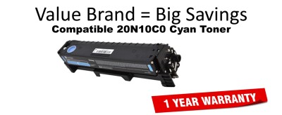 20N10C0 Cyan Compatible Value Brand Toner