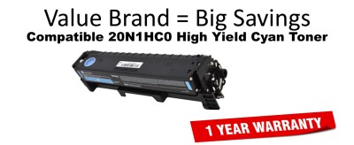 20N1HC0 High Yield Cyan Compatible Value Brand Toner