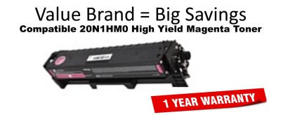20N1HM0 High Yield Magenta Compatible Value Brand Toner