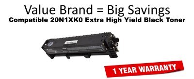 20N1XK0 Extra High Yield Black Compatible Value Brand Toner