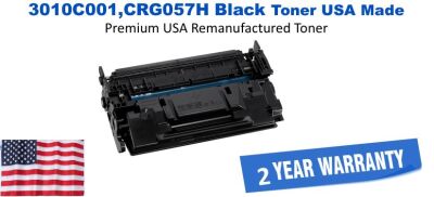 3010C001,CRG057H High Yield Black Premium USA Remanufactured Brand  Toner