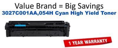 3027C001AA,054 Cyan High Yield Compatible Value Brand toner