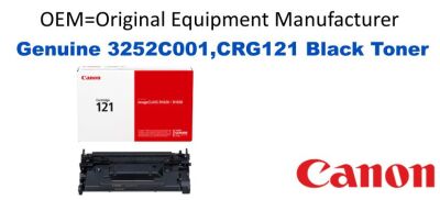 3252C001,CRG121 Black Genuine Canon toner