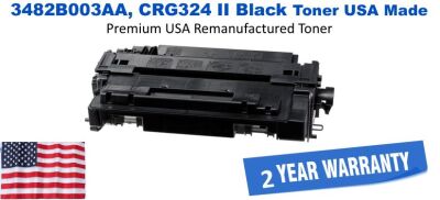 3482B003AA, CRG324 II, 324X Black Premium USA Remanufactured Brand Toner