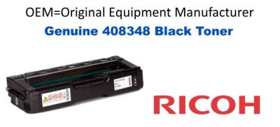 408348 Genuine Black Ricoh  Toner