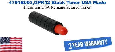 4791B003,GPR42 Black Premium USA Made Remanufactured toner