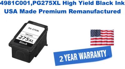 4981C001,PG275XL High Yield Black Premium USA Made Remanufactured ink