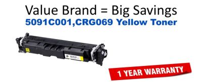 5091C001,CRG069 Yellow Compatible Value Brand toner