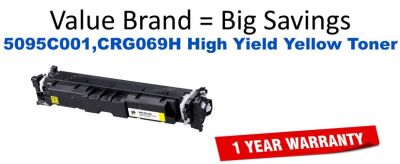 5095C001,CRG069H High Yield Yellow Compatible Value Brand toner