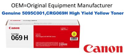 5095C001,CRG069H High Yield Yellow Genuine Canon toner
