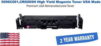 5096C001,CRG069H High Yield Magenta Premium USA Remanufactured Brand Toner